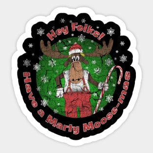 Marty Moosemas National Lampoon's Christmas Vacation Sticker